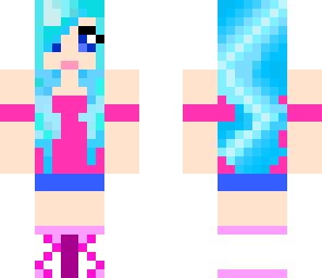 blue hair