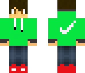 green nike teen 
