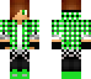 checkered green boy