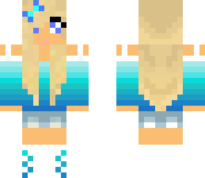 blue girl