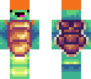 derpy turtel with orange hat