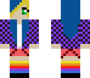 colourful scene girl