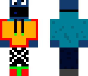 cookie monster with hoodie