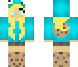 blond girl cookie monster