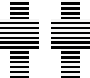 stripey person