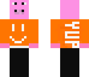 the yup piggy guy