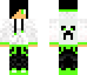creeper boy green