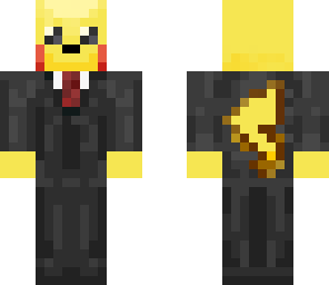 pikachu in a suit