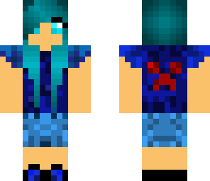 cyan girl