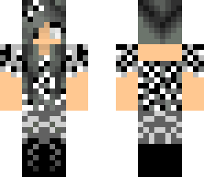 black or with