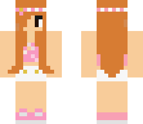 perfect edited pink summer girl
