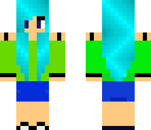 blue girl