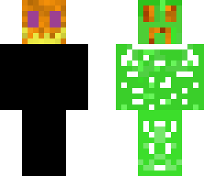 Half creeper half enderman | Minecraft Skin