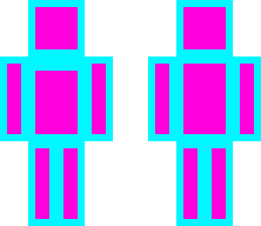 really cool block man