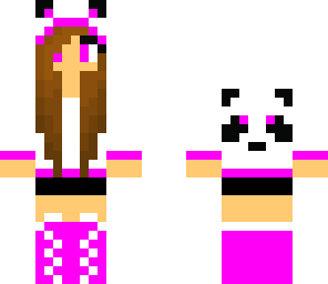 hot pink edited skin panda