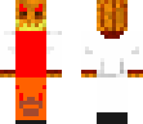 devil and pumpkin man