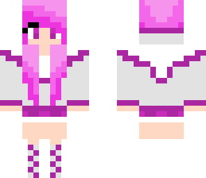 purple tie-dye hair girl