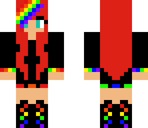 red head rainbow edit