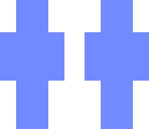 blue man