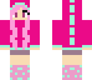 pink dinosaur girl