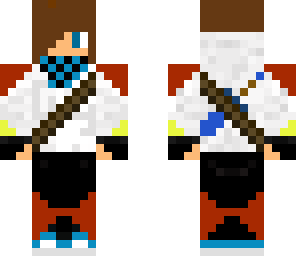 awesome guy with hoodie and a sword