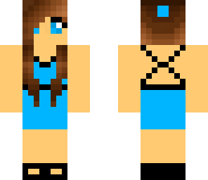 blue dress