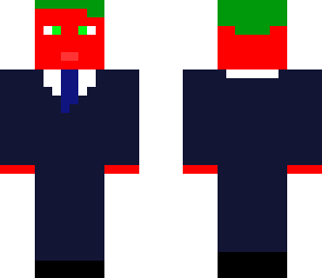 tomato in a suit