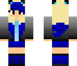 blonde cat girl