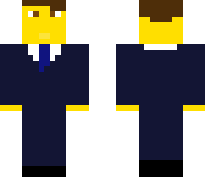 banana in a suit