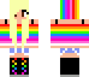 rainbow girl