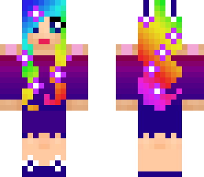 rainbow girl