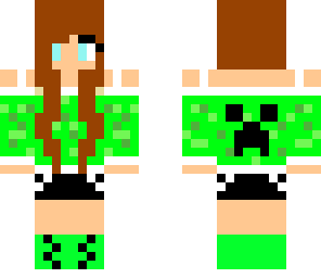 brunette creeper girl