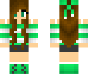 green striped girl