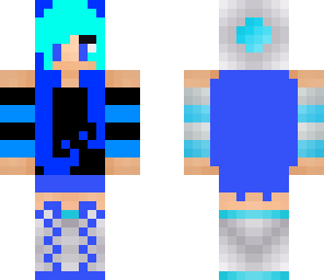 blue and purple girrl