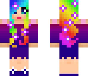 rainbow girl