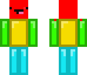 derpy block man with red hoodie