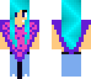 blue hair