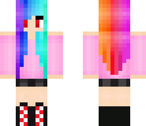 rainbow girl