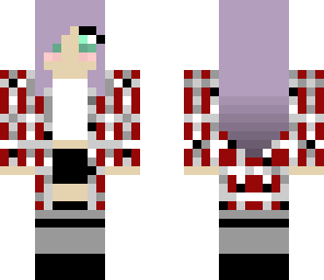 plaid jacket girl