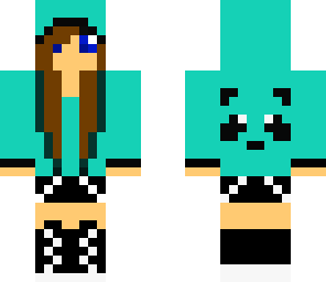 blue hoodie panda