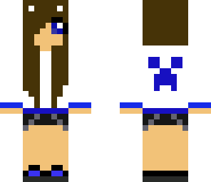 blue creeper girl