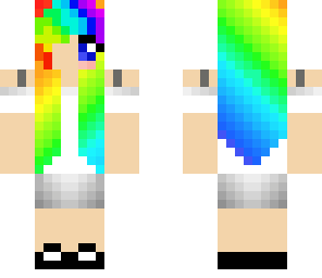 rainbow girl