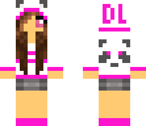 pink panda dizzylemon