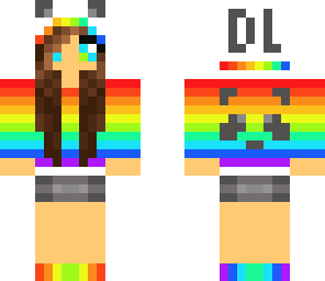 rainbow panda dizzylemon