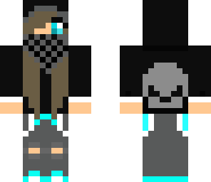 skull jacket girl