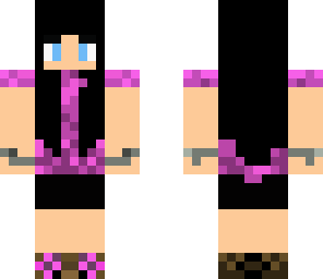 black and purple girl