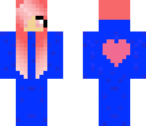 dark blue onesie girl