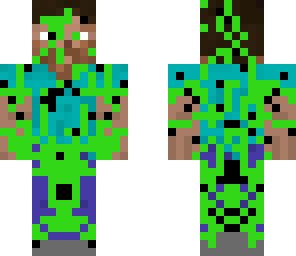 curupted creeper steve