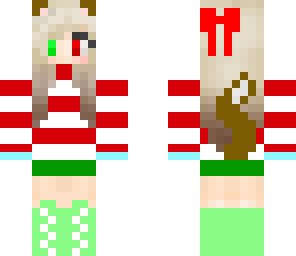 christmas or winter neko girl edit