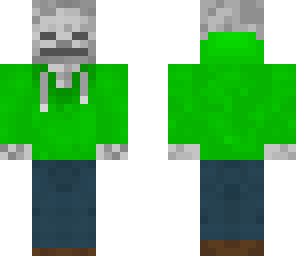 cool skeleton green